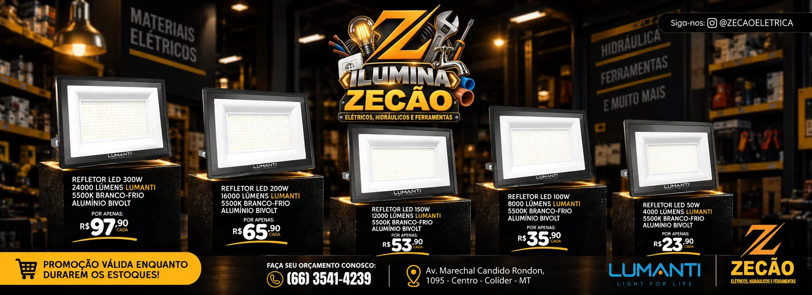 Zeção Elétrica Hidráulica e Ferramentas